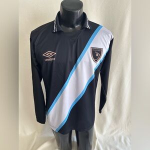 Umbro Guatemala Jersey Men’s Medium Black Long Sleeve Third Jersey 23/24 READ*